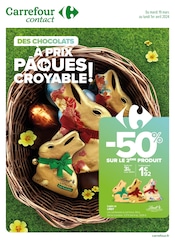 Catalogue Supermarchés Carrefour Proximité en cours à Sigoulès et alentours, "Des chocolats à prix pâquescroyable !", 18 pages, 19/03/2024 - 01/04/2024