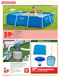 Prix et réduction Piscine dans le prospectus Auchan Hypermarché en cours Offre Piscine dans le catalogue Auchan Hypermarché du moment à la page 16