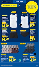 Promos Chaussettes dans le catalogue "Ça vaut le coup." de Lidl Chaussettes en promo dans le catalogue Lidl à la page 66