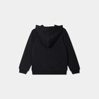 La Halle Chatte - Promo Sweat zippé à capuche droit molleton noir fille Promo Sweat zippé à capuche droit molleton noir fille à 8,99 € dans le catalogue La Halle à Chatte