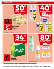 Promotion Carlsberg dans le prospectus Auchan Hypermarché, valable du 07/02/2023 au 13/02/2023 Promo Carlsberg dans le catalogue Auchan Hypermarché du moment à la page 4