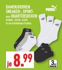 DAMEN/HERREN SNEAKER-, SPORT- oder QUARTERSOCKEN Angebote von Puma bei Marktkauf Rheda-Wiedenbrück für 8,99 €