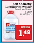 Destilliertes Wasser Angebote von Gut & Günstig bei Marktkauf Schwabach für 1,49 €