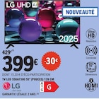 Tv led 55ua7300 55" (pouces) 139 cm - LG - E.Leclerc à Carpentras Tv led 55ua7300 55" (pouces) 139 cm - LG en promo chez E.Leclerc Carpentras à 399,00 €