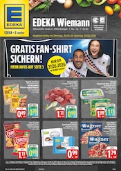 Tiefkühlpizza im EDEKA Prospekt in Erlangen Aktueller EDEKA Prospekt mit Tiefkühlpizza, "Wir lieben Lebensmittel!", Seite 1