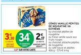 Cônes Vanille Pépites de Nougatine X6 - Extrême dans le catalogue Intermarché