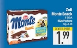 Monte Snack im EDEKA Prospekt Monte Snack von Zott im aktuellen EDEKA Prospekt für 1,99 €