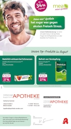 Apotheken Prospekt von mea - meine apotheke in Staig Aktueller mea - meine apotheke Apotheken Prospekt für Staig: Unsere August-Angebote mit 4} Seiten, 01.08.2026 - 31.08.2026