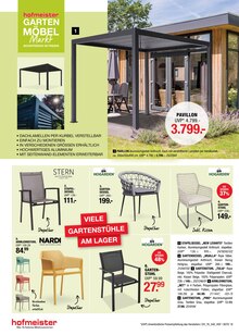 Zelt im hofmeister Prospekt "GARTENMÖBELMarkt" mit 20 Seiten (Pforzheim)