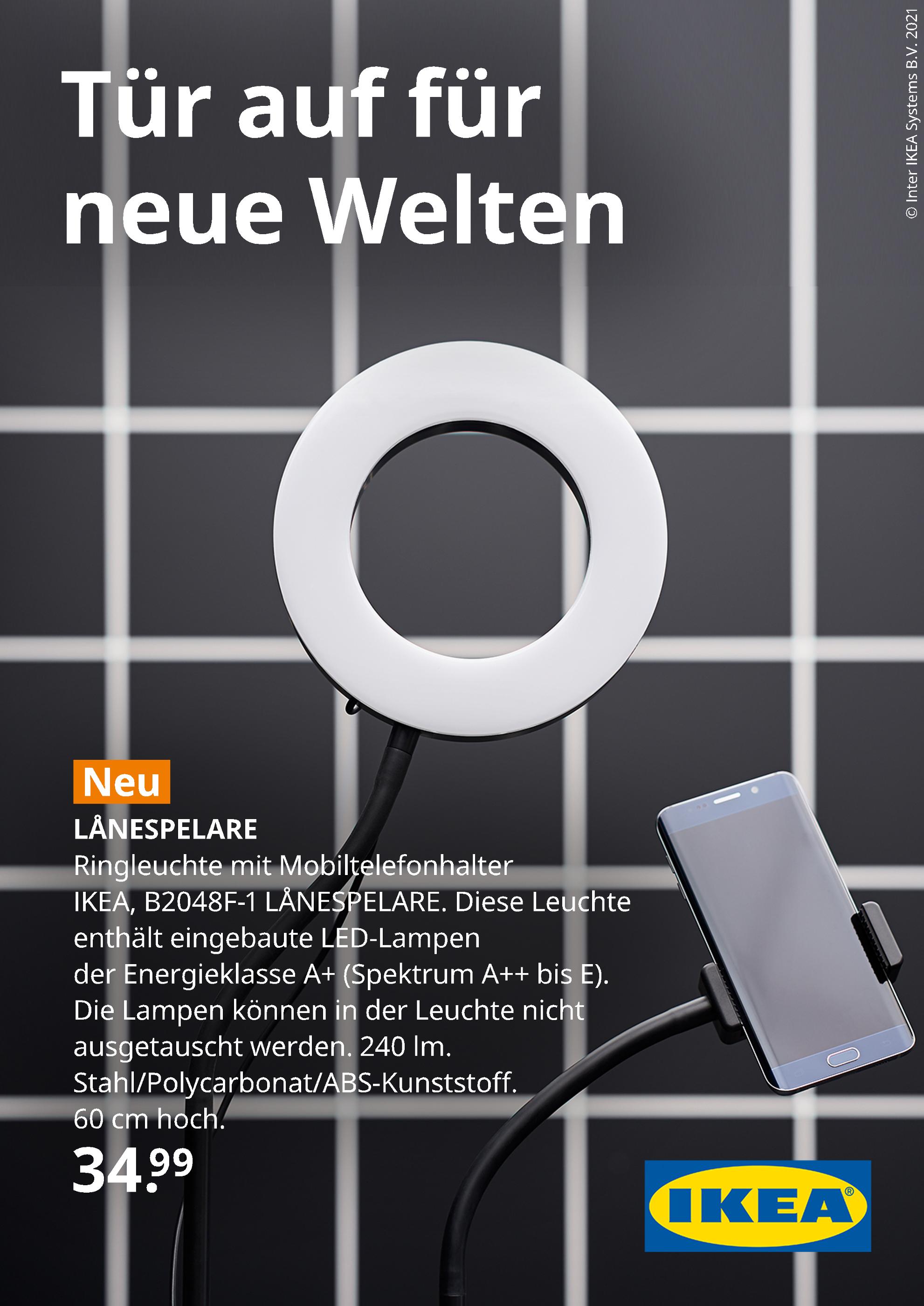 IKEA Prospekt für Augsburg mit 1 Seite IKEA Prospekt für Augsburg: "Tür auf für neue Welten", 1 Seite, 11.10.2021 - 18.10.2021