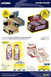 Snickers im METRO Prospekt "Wochenengebote Händler + Gewinnspiel + Händler Mix" auf Seite 2