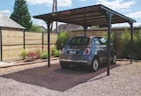 Gedimat Blaise - Promo CARPORT NICO 1 VOITURE TOIT PLAT Promo CARPORT NICO 1 VOITURE TOIT PLAT à 986,00 € dans le catalogue Gedimat à Blaise