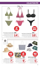 Casquette en promo dans le catalogue Super U à la page 25