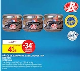 Intermarché Pauillac - Promo Pâtés de campagne Label Rouge IGP Breton Promo Pâtés de campagne Label Rouge IGP Breton à 4,05 € dans le catalogue Intermarché à Pauillac