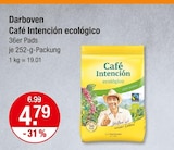 Café Intención ecológico im V-Markt Prospekt Café Intención ecológico von Darboven im aktuellen V-Markt Prospekt für 4,79 €