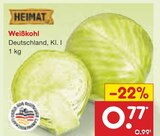 Aktuelle Gemüse Angebote bei Netto Marken-Discount in Solingen (Klingenstadt) Aktuelles Weißkohl Angebot bei Netto Marken-Discount in Solingen (Klingenstadt) ab 0,77 €