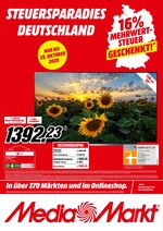 MediaMarkt Prospekt für Frankfurt mit 1 Seiten MediaMarkt Prospekt für Frankfurt: "Steuersparadies Deutschland", 1 Seiten, 23.10.2020 - 25.10.2020