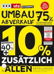 Aktueller XXXLutz Möbelhäuser Möbel & Einrichtung Prospekt in Breklum und Umgebung, "UMBAUABVERKAUF" mit 32 Seiten, 28.10.2024 - 10.11.2024