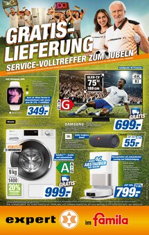Fernseher im expert Prospekt "Top Angebote" mit 8 Seiten (Neumünster)