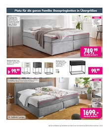 Bett im aktuellen SB Möbel Boss Prospekt (Mönchengladbach) Bett im SB Möbel Boss Prospekt "Mach dein Schlafzimmer zur Wohlfühlzone" mit 26 Seiten (Mönchengladbach)