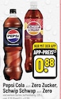 Pepsi Cola Zero Zucker im Angebot bei Trinkgut in Oberursel Pepsi Cola Zero Zucker Angebote von Pepsi bei Trinkgut Oberursel für 0,88 €