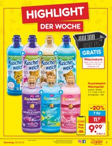 Weichspüler im Netto Marken-Discount Prospekt "Aktuelle Angebote" mit 62 Seiten (Solingen (Klingenstadt))