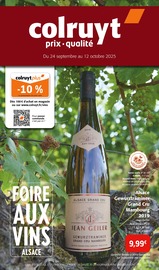 Catalogue Supermarchés Colruyt en cours à Baccarat et alentours, "FOIRE AUX VINS ALSACE", 4 pages, 24/09/2025 - 12/10/2025
