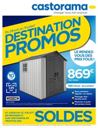 Catalogue Castorama à Vandœuvre-lès-Nancy, avec 24 pages Prospectus Castorama à Vandœuvre-lès-Nancy, "Destination promotions", 24 pages, 29/06/2022 - 11/07/2022