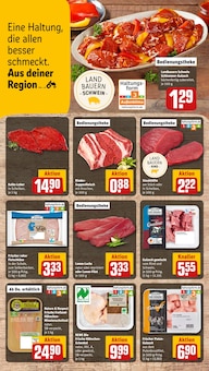 Rindfleisch im REWE Prospekt "Dein Markt" mit 30 Seiten (Freiburg (Breisgau))