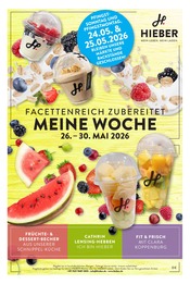 Hieber Supermarkt Prospekt der aktuellen Woche mit 18 Seiten, gültig von 26.05.2026 bis 30.05.2026, in Hausen und Umgebung Aktueller Hieber Supermarkt Prospekt in Hausen und Umgebung, "Aktuelle Angebote" mit 18 Seiten, 26.05.2026 - 30.05.2026