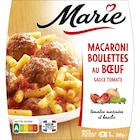 Promo Macaroni Boulette De Viande Sauce Tomate Marie à 2,75 € dans le catalogue Auchan Hypermarché à Limeil-Brévannes