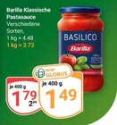Klassische Pastasauce im Angebot bei GLOBUS in Weimar Klassische Pastasauce Angebote von Barilla bei GLOBUS Weimar für 1,49 €
