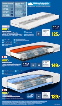 Matratze im Lidl Prospekt "LIDL LOHNT SICH" mit 70 Seiten (Regensburg)