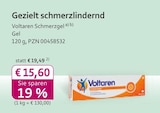 Schmerzgel bei mea - meine apotheke im Prospekt "" für 15,60 €