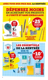 Fournitures Scolaires Angebote im Prospekt "LES PRIX BAS Spécial rentrée" von Hyper U Fournitures Scolaires Angebote im Prospekt "LES PRIX BAS Spécial rentrée" von Hyper U auf Seite 4
