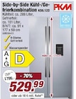 Side-by-Side Kühl-/Gefrierkombination KS6.12D von PKM im aktuellen POCO Prospekt für 529,99 €