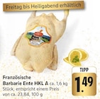 Französische Barbarie Ente HKL A im Angebot bei EDEKA in Trier Französische Barbarie Ente HKL A Angebote von Siebert bei EDEKA Trier für 1,49 €