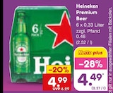Premium Beer von Heineken im aktuellen Netto Marken-Discount Prospekt für 4,49 €