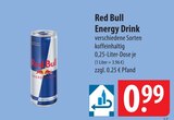Aktuelles Red Bull Energy Drink Angebot bei famila Nordost in Langenhagen ab 0,99 €