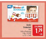 Schokolade Angebote von Kinder bei Marktkauf Hof für 1,29 €