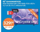 GU43U8099FUXZG im V-Markt Prospekt GU43U8099FUXZG von Samsung im aktuellen V-Markt Prospekt für 329,00 €