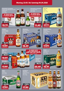 Becks im Getränke König Prospekt "DIE GETRÄNKEKÖNNER" mit 4 Seiten (Augsburg)