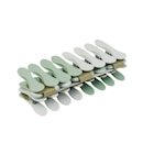 Lot de 16 clips bicolore - CARREFOUR HOME en promo chez Carrefour Lot de 16 clips bicolore - CARREFOUR HOME dans le catalogue Carrefour