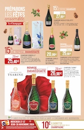 Offre Champagne Brut dans le catalogue Supermarchés Match du moment à la page 34