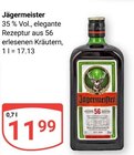 Jägermeister im Angebot bei GLOBUS in Bruchsal Jägermeister Angebote von Jägermeister bei GLOBUS Bruchsal für 11,99 €