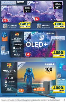 Fernseher im EURONICS Prospekt "GENAU RICHTIG. ZUHAUSE, WIE ES SINGT UND LACHT!" mit 8 Seiten (Soest)