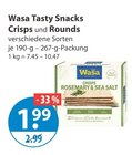Tasty Snacks Crisps Rosemary & Sea Salt von Wasa im aktuellen V-Markt Prospekt für 1,99 €