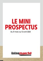 Catalogue Intermarché "Le mini prospectus", 6 pages, à Angers, 31/03/2020 - 12/04/2020 Prospectus Intermarché "Le mini prospectus", 6 pages, à Angers, 31/03/2020 - 12/04/2020