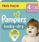 Changes bébé baby-dry - PAMPERS en promo chez Casino Supermarchés Créteil à 38,30 €
