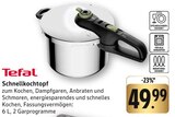 Schnellkochtopf im Angebot bei E center in Singen Schnellkochtopf Angebote von Tefal bei E center Singen für 49,99 €